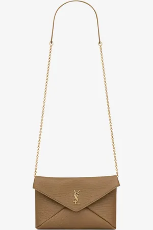 Saint Laurent Cassandre clutch van lamsleer met afneembare schouderriem