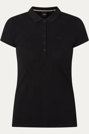 HUGO BOSS Epola polo piqué katoen met logoborduring