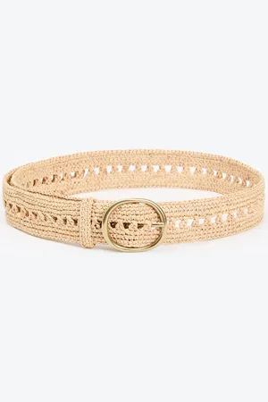 Gerard Darel Erika riem van raffia