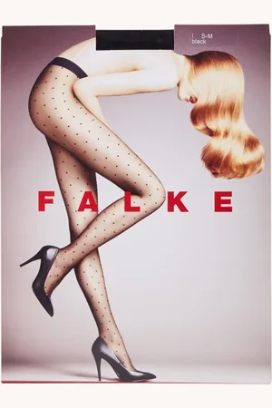 Falke Panty met stippenprint in 15 denier
