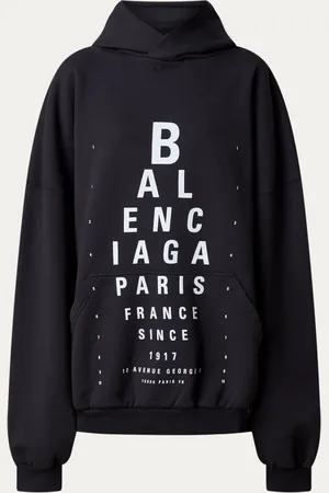 Balenciaga Oversized hoodie met logoprint