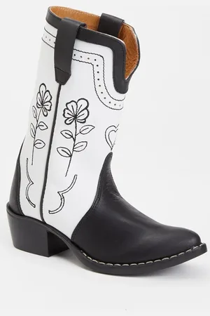 Bootstock Hailey cowboylaars van leer