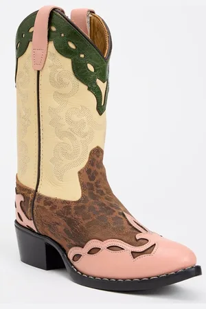 Bootstock Leo cowboylaars van leer
