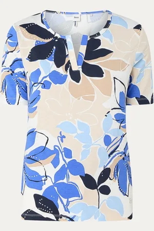 Brax Carina T-shirt met bloemenprint