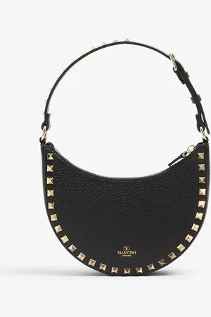 VALENTINO GARAVANI Rockstud Mini schoudertas van kalfsleer met studs