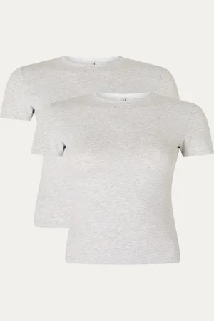 SKIMS Cotton Jersey T-shirt van jersey in 2-pack
