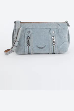 Zadig & Voltaire Sunny Mood crossbodytas van denim met logo