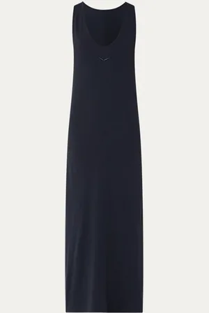 Zadig & Voltaire Deva maxi jurk in linnenblend met zijsplitten