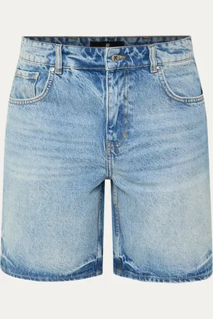 Represent Straight fit korte broek met lichte wassing