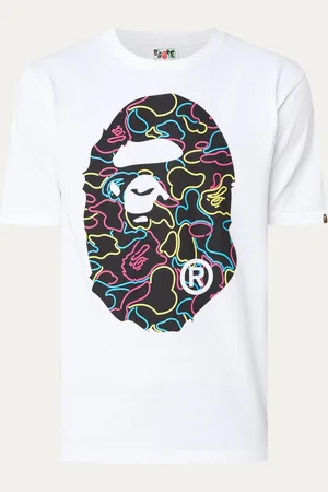BAPE T-shirt met front- en backprint