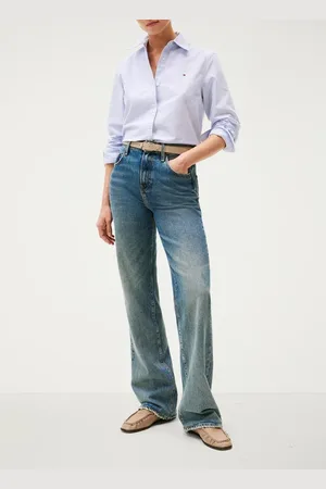 Tommy Hilfiger Oxford blouse met logo