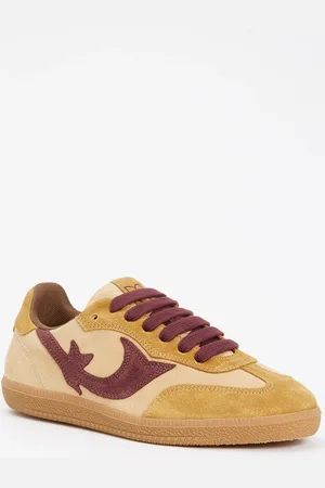 Bash Crew sneaker van suède met logo