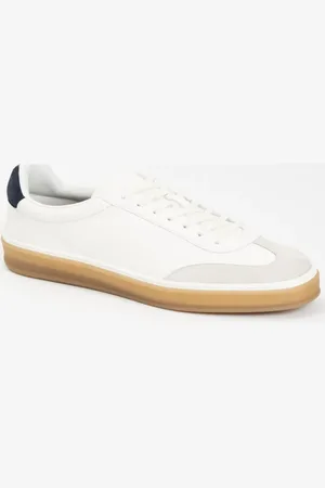 HUGO BOSS Zarek sneaker van leer met suède details