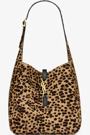 Saint Laurent Le 5 À 7 Supple Small shopper van kalfsleer met ponyhair