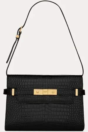 Saint Laurent Manhatten Small schoudertas van kalfsleer