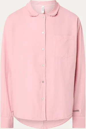 10 days Blouse van biologisch katoen met borstzak