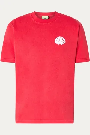 New Amsterdam Surf association Sprayed T-shirt met logo- en backprint