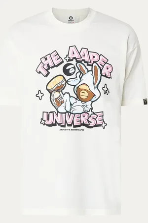 AAPE T-shirt met logoprint