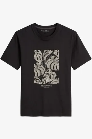 Marc O’ Polo T-shirt van biologisch katoen met logoprint