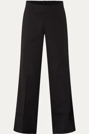 Summum Woman High waist loose fit chino met steekzakken