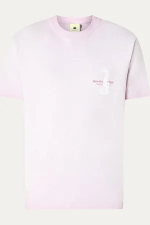 New Amsterdam Surf association Seahorse T-shirt met logo- en backprint