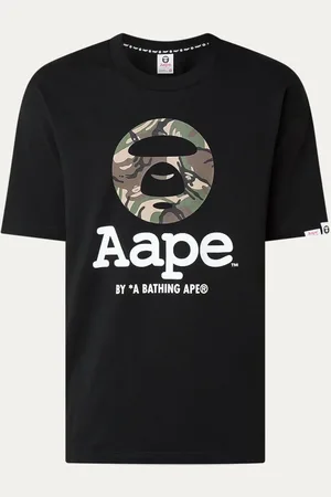 AAPE T-shirt met logoprint