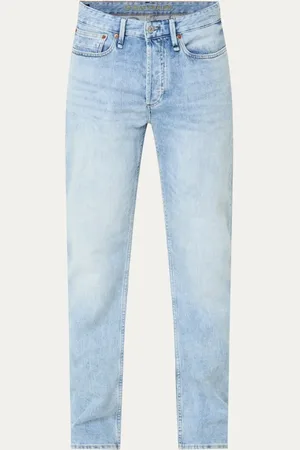 Denham Ridge straight leg jeans met lichte wassing