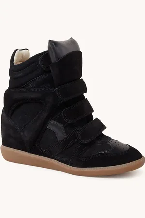 Isabel Marant Bekett sneakerwedge van suède