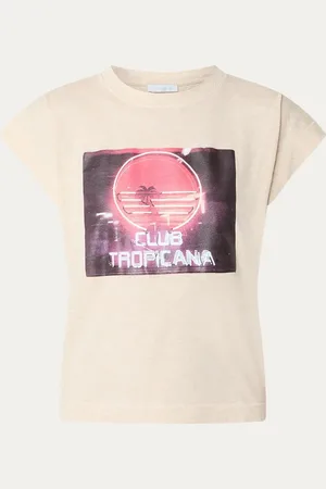 BY-BAR Mason T-shirt van biologisch katoen met print