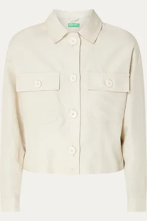 Benetton Jack in lyocellblend met klepzakken