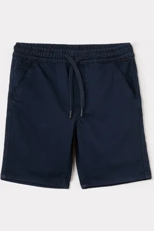Retour Steve straight fit korte chino met elastische tailleband