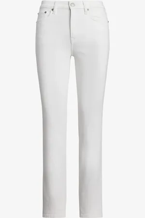 Ralph Lauren High waist flared cropped jeans met steekzakken