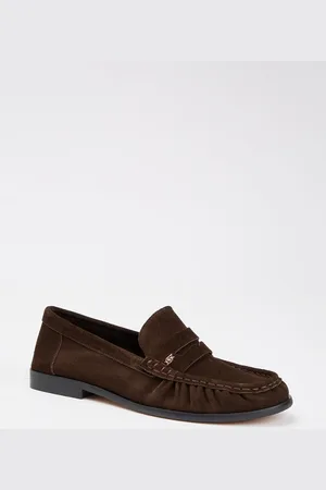 Dune Grisella loafer van suède