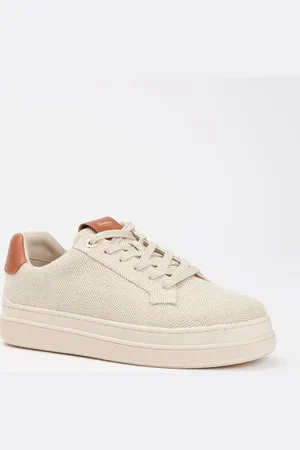 Dune Edie sneaker met leren details