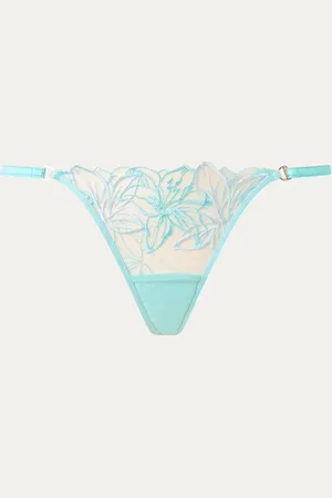 BlueBella Lilly string met bloemborduring
