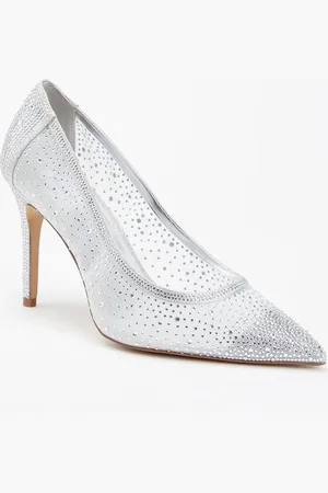Dune Wide Fit Brightest pump met strass