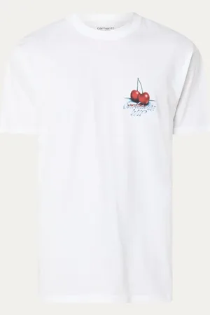 Carhartt Jake Garcia T-shirt van biologisch katoen met logo- en backprint