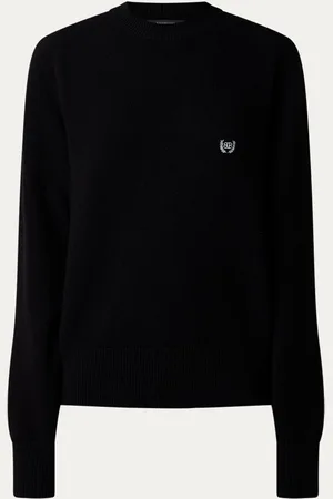 Balenciaga Fijngebreide trui in wolblend
