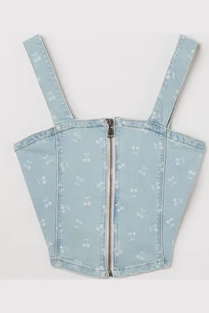 Retour Veronica crop top van denim