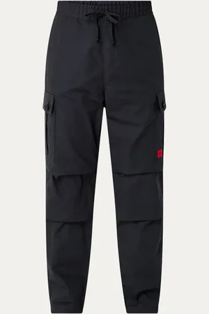 HUGO BOSS Garlo233 tapered fit cargobroek met logo