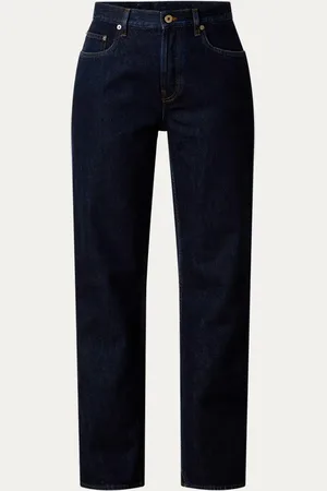 Burberry High waist straight leg jeans met steekzakken