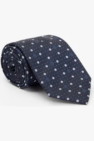 HUGO BOSS H-Tie stropdas in zijdeblend met grafische print