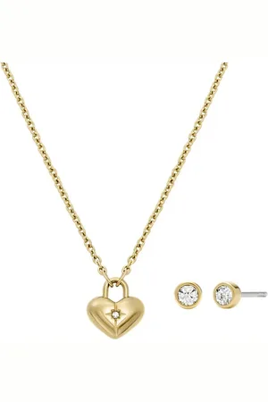 Fossil Set van ketting en oorknopjes JF04881SET
