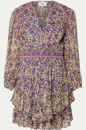 Bash Loly semi-transparante mini tuniekjurk met bloemenprint