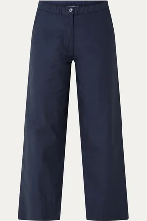 Alchemist Maple high waist loose fit cropped chino met steekzakken