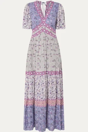 Bash Ines maxi tuniekjurk met bloemenprint