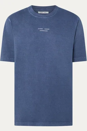 Samsøe Samsøe T-shirt in biologische katoenblend met logo