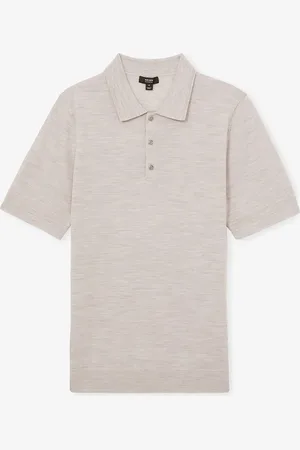 Reiss Manor regular fit polo van merino wol
