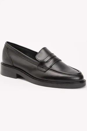 Dune Giya loafer van leer