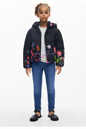 Desigual Gewatteerde jas met sterren